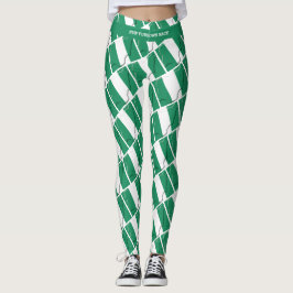 Leggings NIGERIA Personalizado Mensajes de texto EJECUTAN S