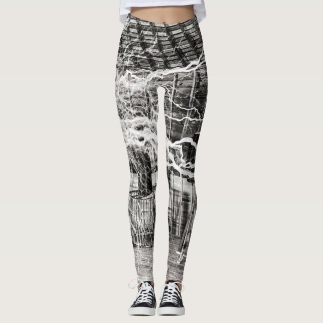 Leggings Nikola Tesla Electricidad (Anverso)