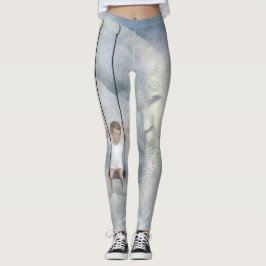 Leggings Niño Pequeño Columpiándose del Hombre de la Luna