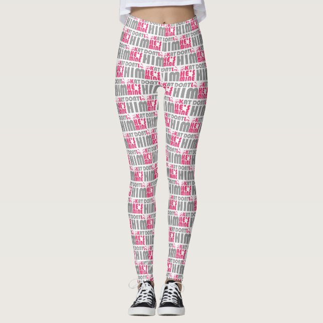 Leggings No lo mires él es mío (Anverso)