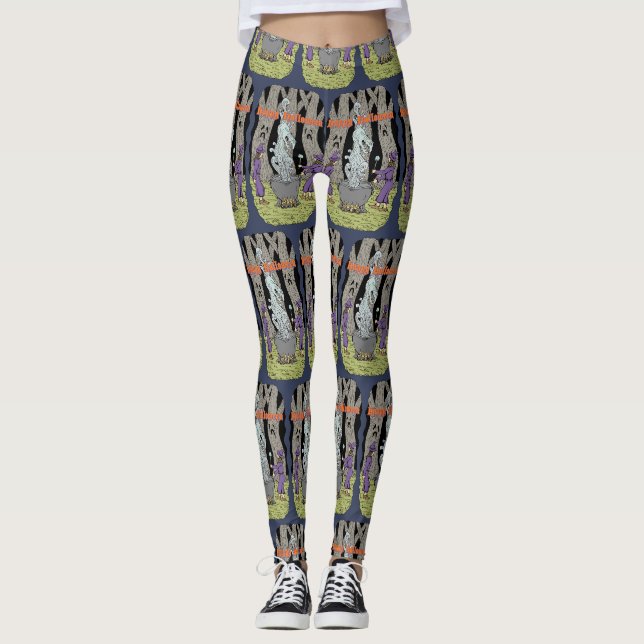 Leggings No Lo Que Esperaban Feliz Halloween (Anverso)