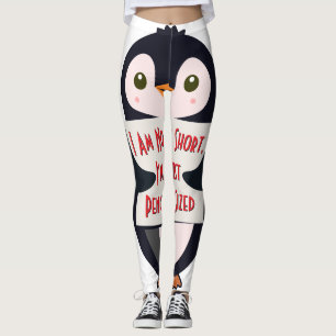 Leggings No soy bajo, simplemente tengo tamaño de pingüino