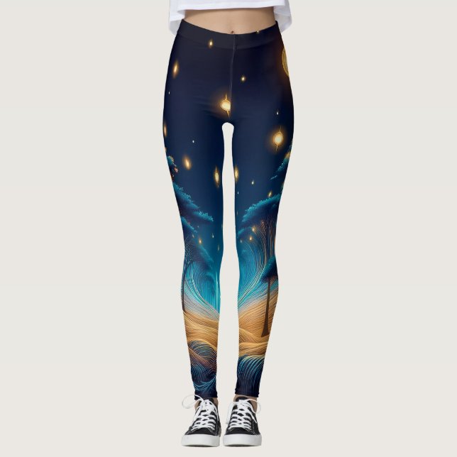 Leggings Noche azul (Anverso)