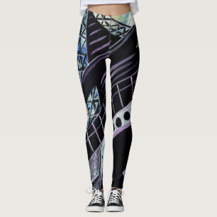 Leggings Noche estrellada en las polainas de París