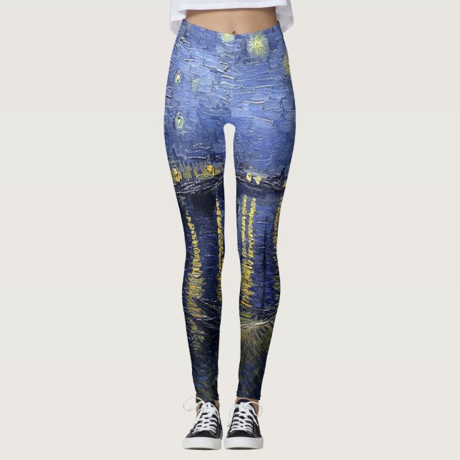 Leggings Noche estrellada sobre el Ródano (Anverso)