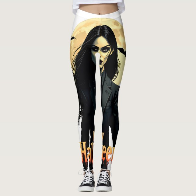 Leggings Noche Witchy Halloween (Anverso)