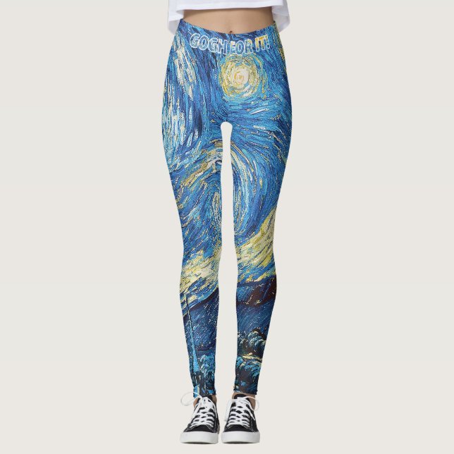 Leggings Noches estrelladas:  ¡Vaya para él! (Anverso)