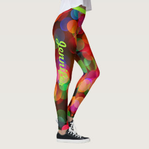 Leggings Nombre de Personalización de Leyes de Navidades