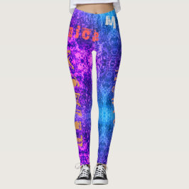 Leggings Nombre de repetición de personalizado Unisex Leggi