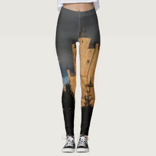 Leggings Nombre del Yoga de Moda del Castillo Medieval Pers