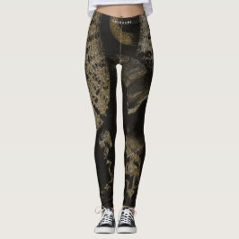 Leggings Nombre personalizado Elegante Medusa Snusa Snakes 
