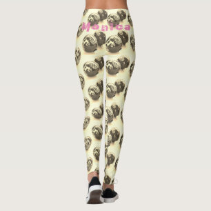 Leggings Nombre personalizado Leggencias de aptitud
