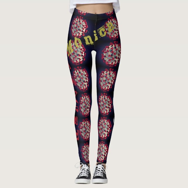 Leggings Nombre personalizado: Leggencias tribales (Anverso)