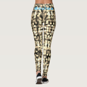 Leggings Nombre personalizado Leyendas divertidas