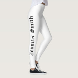 Leggings Nombre personalizado personalizado personalizado T