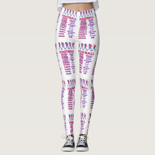 Leggings Nombres multilingües de mujeres futbolistas para f