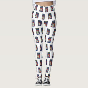 Leggings Nostalgia de la escuela de matemáticas de la calcu