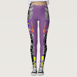 Leggings Nota de la música del Clarinet