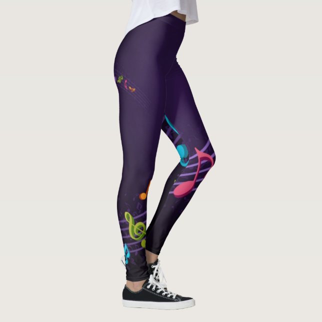 Leggings Notas musicales (Derecha)