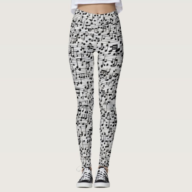 Leggings Notas musicales (Anverso)