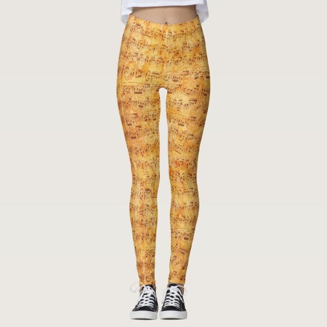 Leggings Notas musicales (Anverso)