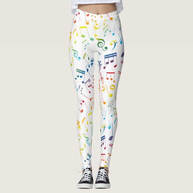 Leggings Notas musicales 4 (Anverso)