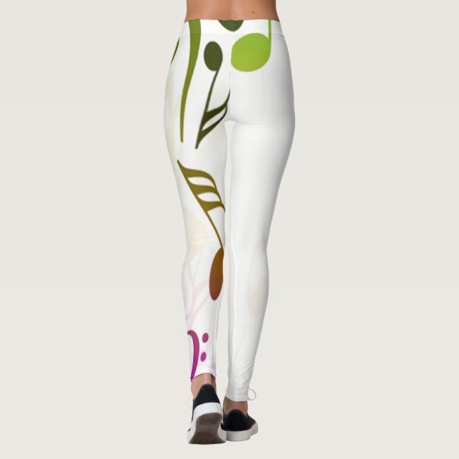 Leggings Notas musicales Leyendas (Reverso)
