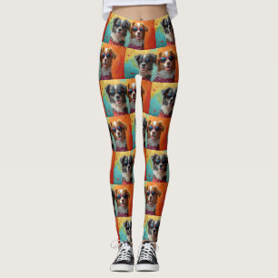 Leggings Nova Scotia Duck Toller con El día de San Valentín