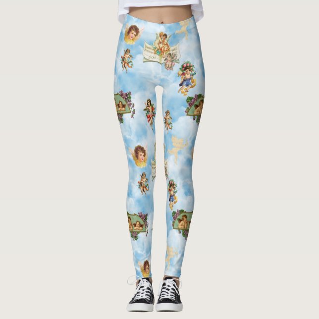 Leggings nubes angel cherubs (Anverso)