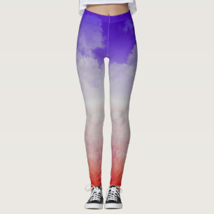 Leggings Nubes coloreadas tres