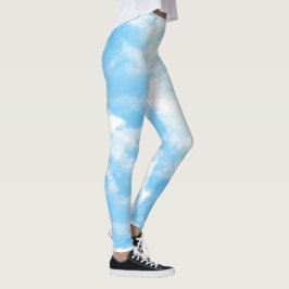 Leggings Nubes de cielo azul