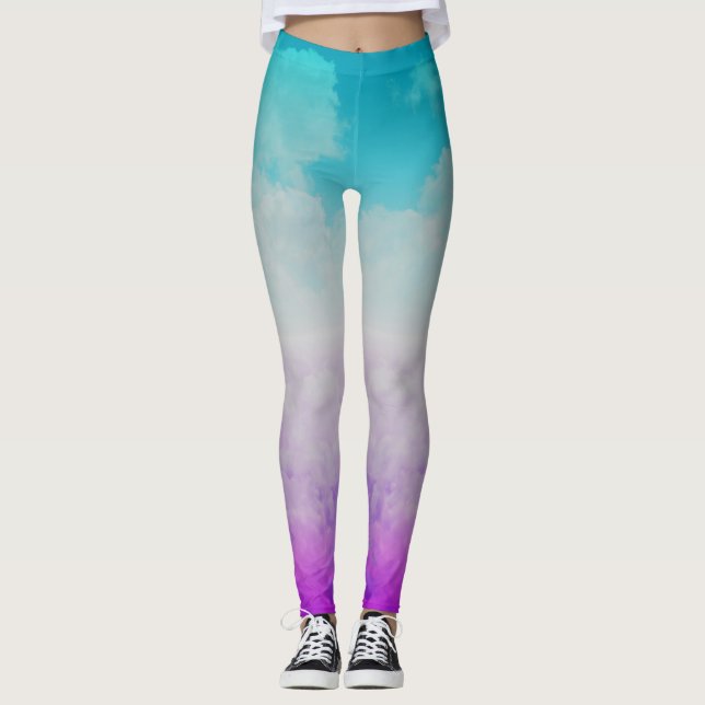 Leggings Nubes de colores (Anverso)