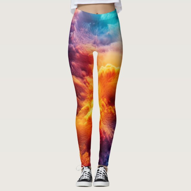 Leggings Nubes de colores (Anverso)