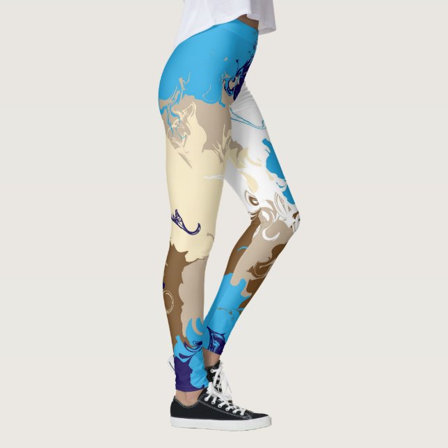 Leggings Nubes En Mi Café (Derecha)