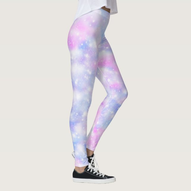 Leggings Nubes Pastel Gradiente Estético (Derecha)