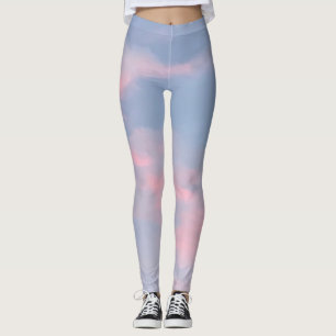 Leggings Nubes rosadas de personalizable