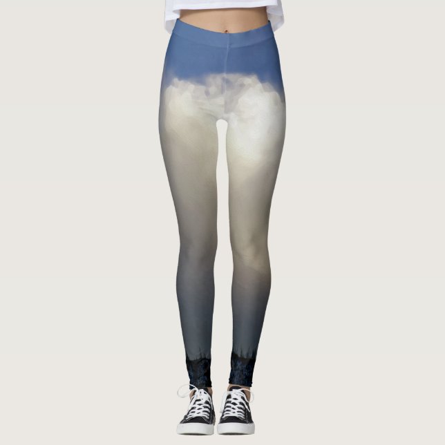 Leggings Nubes sobre el barranco (Anverso)