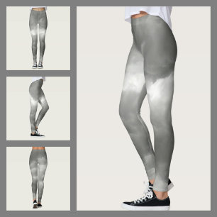 Leggings Nubes tormentosas gris chic