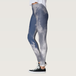Leggings nubes tormentosas que se forman en leggantas única