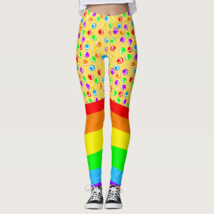 Leggings Núcleo de payaso y arcoiris
