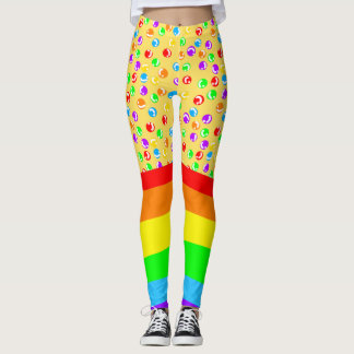 Leggings Núcleo de payaso y arcoiris