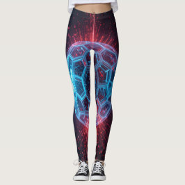 Leggings Núcleo digital: Explosión de la esfera energética