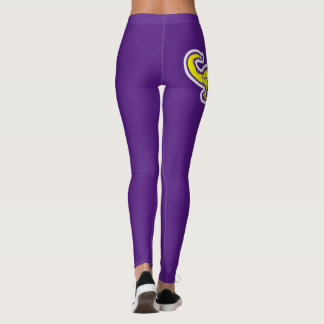 Leggings Nuestras piernas "Elvis" en morado
