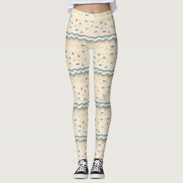 Leggings Nuestros Recuerdos Del Océano Perdurarán (Anverso)