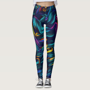 Leggings Nueva temporada Resumen de Coloridas Leggencias de