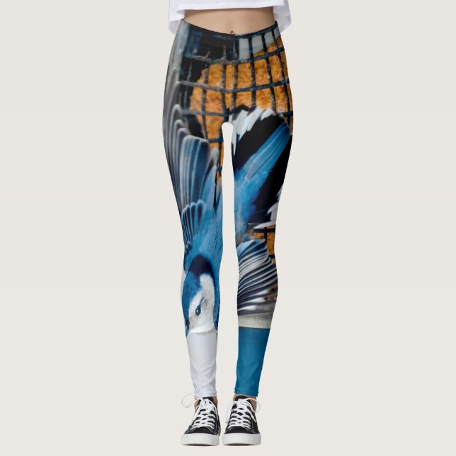 Leggings Nuthatch blanco en nieve - foto original (Anverso)