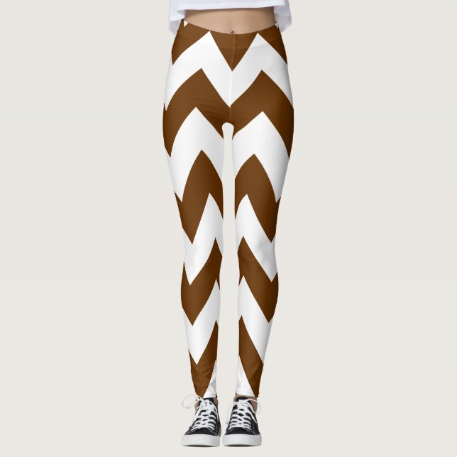 Leggings Nutmeg Neutral Chevrons (Anverso)