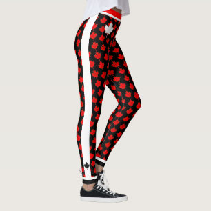 Leggings O Canada Maple Leaf on (tu color)