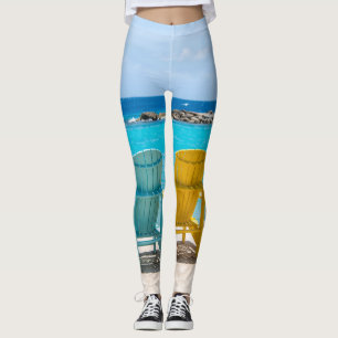 Leggings Oasis de la silla de playa caribeña #2 #caribbean 