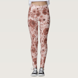 Leggings Ob/Gyn Partera Parto Floral Nacimiento Cervix Ovar